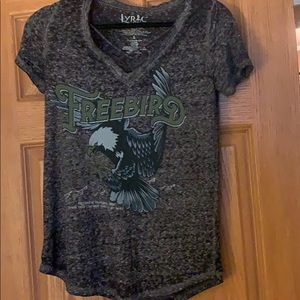 Size small “Freebird” tee